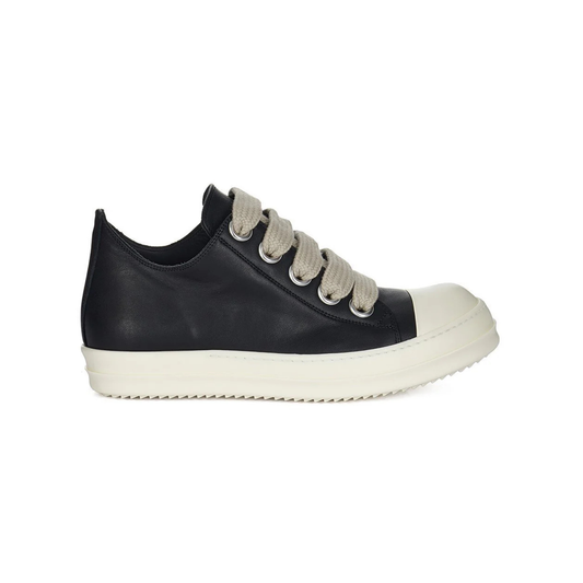 Rick Owens DRKSHDW Jumbo Lace Low Sneaker Black/Milk