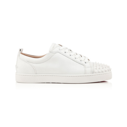 Christian Louboutin Spikes Triple White