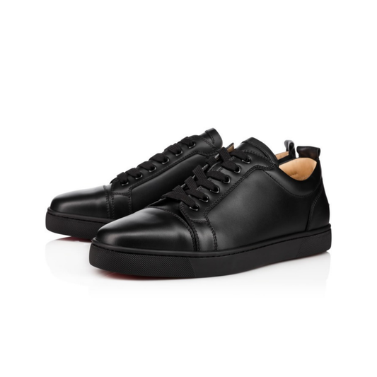 Christian Louboutin Louis Junior Black Leather
