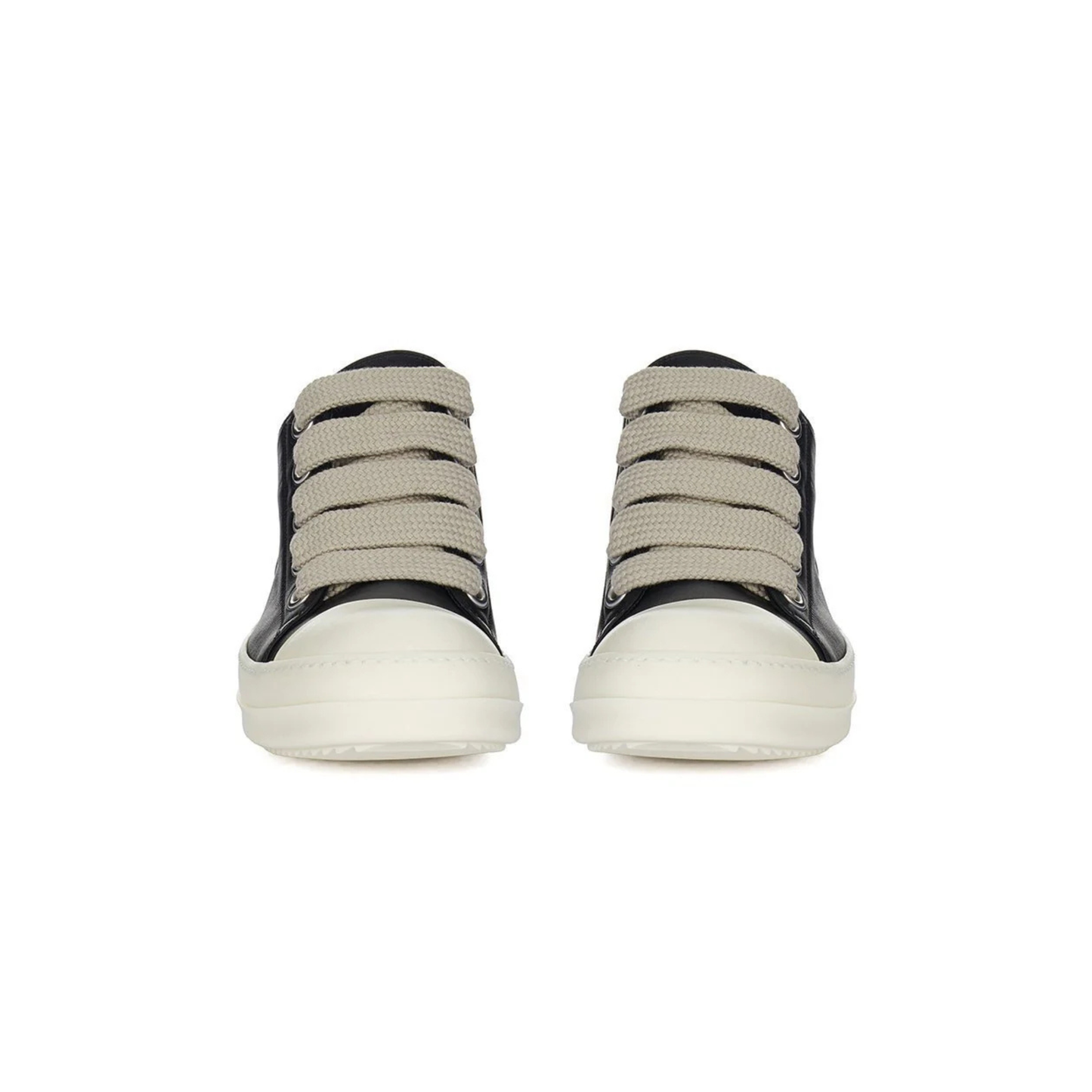 Rick Owens DRKSHDW Jumbo Lace Low Sneaker Black/Milk