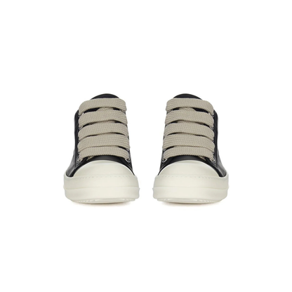 Rick Owens DRKSHDW Jumbo Lace Low Sneaker Black/Milk