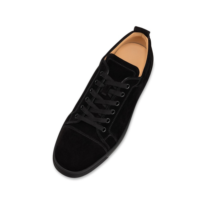 Christian Louboutin Louis Junior Black Suede