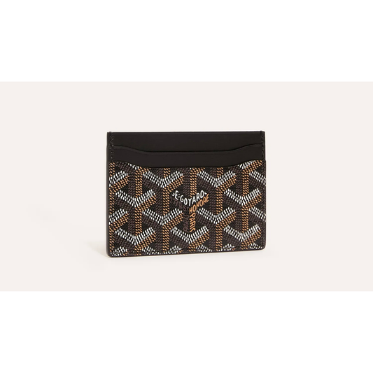 Goyard Saint Sulpice Card Holder black & tan