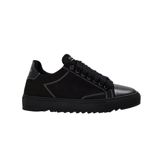Numeris Triple Black Low-Top Sneakers
