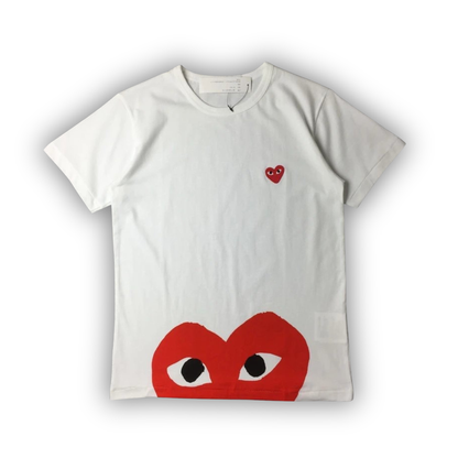 COMME des GARÇONS PLAY Hem Heart T-Shirt